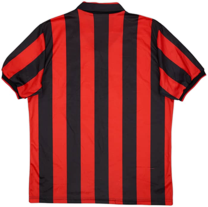 1990-91 AC Milan Home Shirt - 8/10 - (XL)