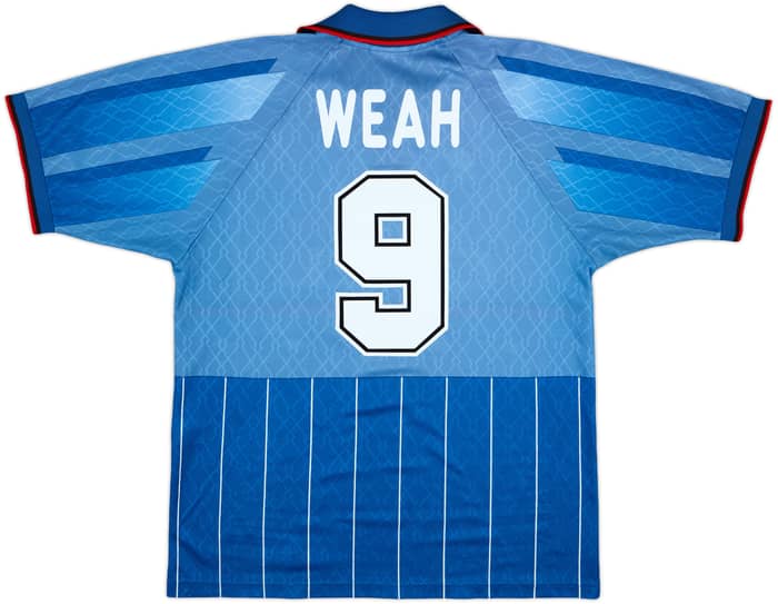 1995-96 AC Milan Fourth Shirt Weah #9 - 9/10 - (M)