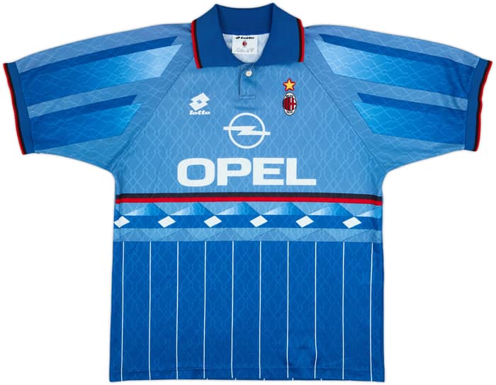 1995-96 AC Milan Fourth Shirt Weah #9 - 9/10 - (M)