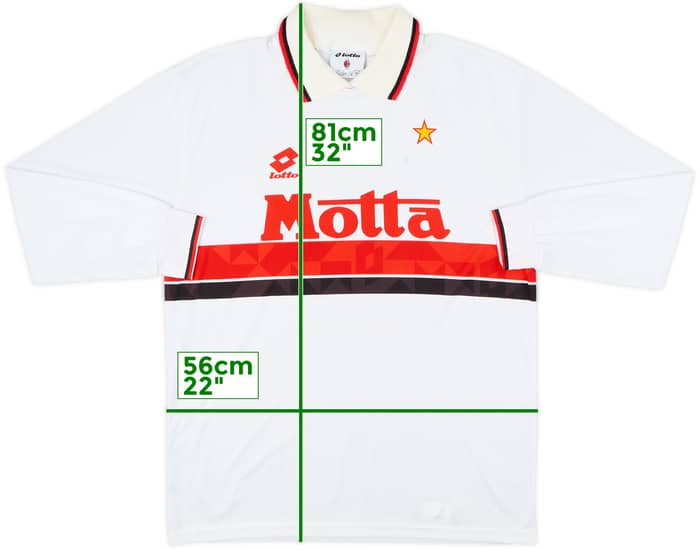 1993-94 AC Milan Away Shirt - 9/10 - (L)
