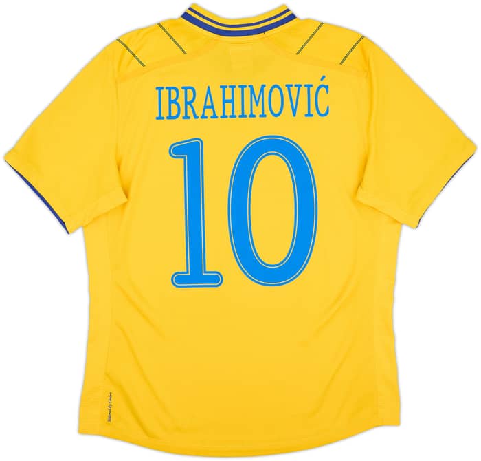2012-13 Sweden Home Shirt Ibrahimovic #10 - 7/10 - (L)