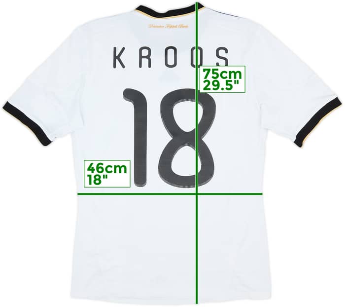 2010-11 Germany Home Shirt Kroos #18 - 6/10 - (M)