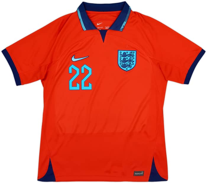 2022-23 England Away Shirt Bellingham #22 - 9/10 - (M)