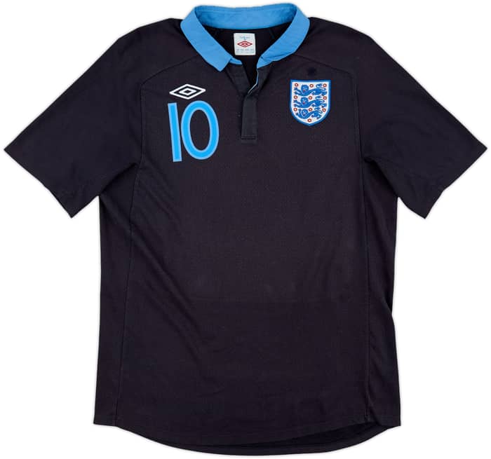 2011-12 England Away Shirt Rooney #10 - 7/10 - (L)