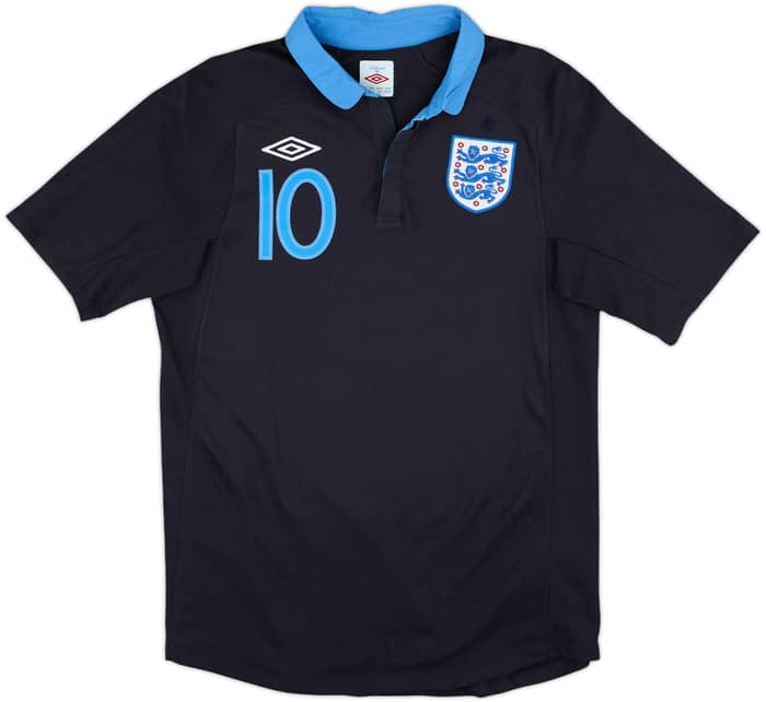 2011-12 England Away Shirt Rooney #10 - 8/10 - (M)