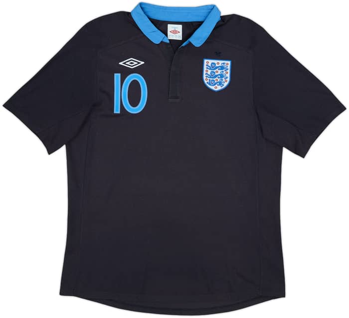 2011-12 England Away Shirt Rooney #10 - 7/10 - (L)