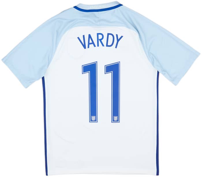 2016-17 England Home Shirt Vardy #11 - 8/10 - (S)