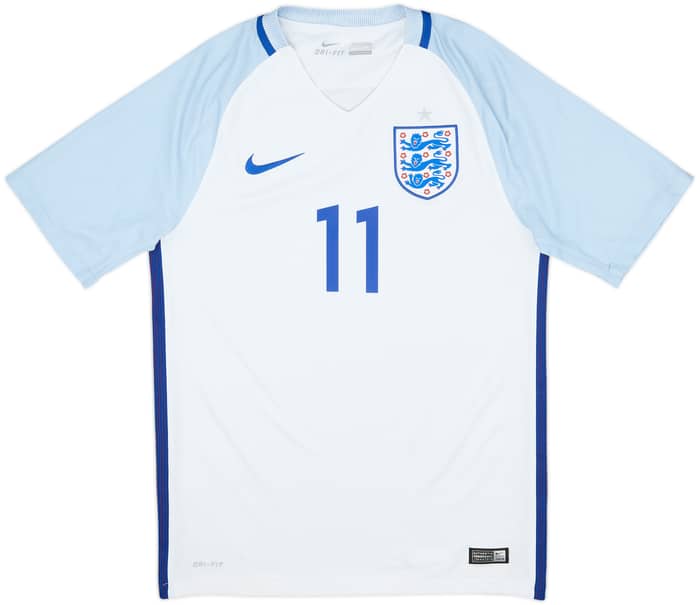 2016-17 England Home Shirt Vardy #11 - 8/10 - (S)