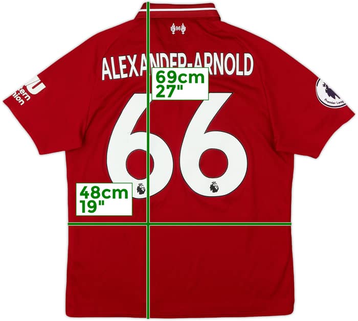 2018-19 Liverpool Home Shirt Alexander-Arnold #66 - 5/10 - (S)