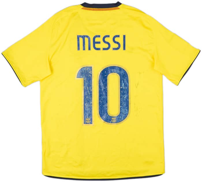 2008-10 Barcelona Away Shirt Messi #10 - 4/10 - (S)