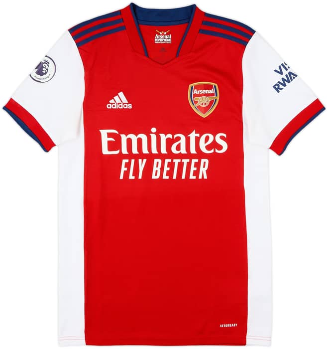 2021-22 Arsenal Home Shirt Smith Rowe #10 - 8/10 - (S)