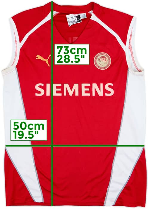 2005-06 Olympiakos Puma Training Vest - 6/10 - (L)