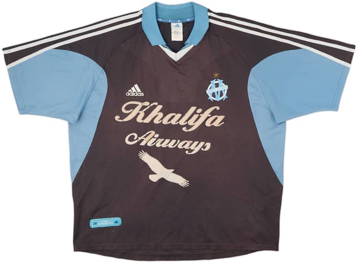 2001-02 Olympique Marseille Away Shirt - 4/10 - (XL)