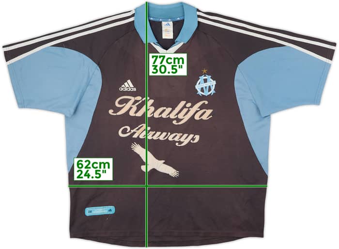 2001-02 Olympique Marseille Away Shirt - 4/10 - (XL)