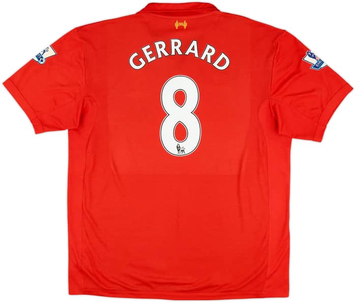 2012-13 Liverpool Home Shirt Gerrard #8 - 6/10 - (3XL)