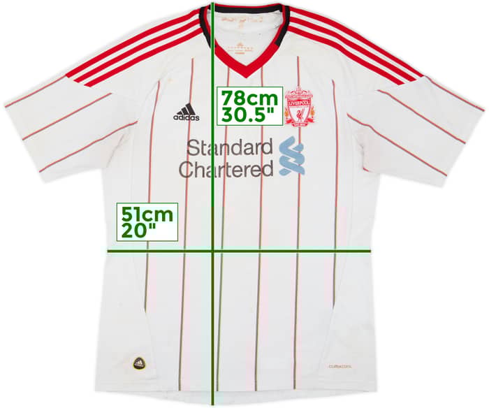 2010-11 Liverpool Away Shirt - 4/10 - (L)