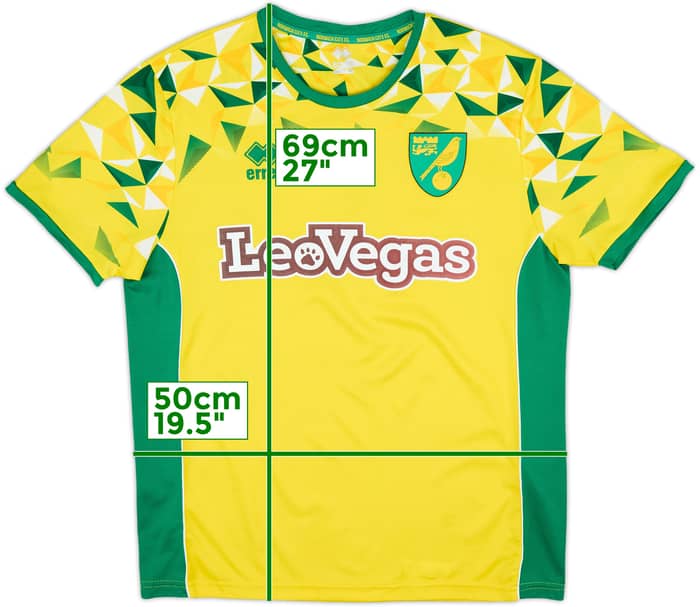 2018-19 Norwich Home Shirt - 5/10 - (M)