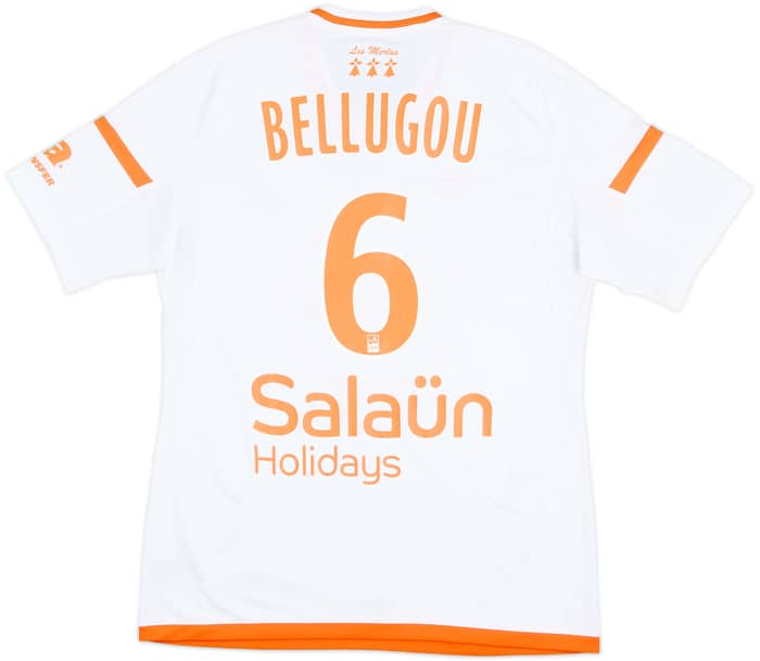 2016-17 Lorient Match Issue Barrages Away Shirt Bellugou #6
