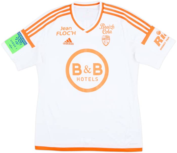 2016-17 Lorient Match Issue Barrages Away Shirt Bellugou #6