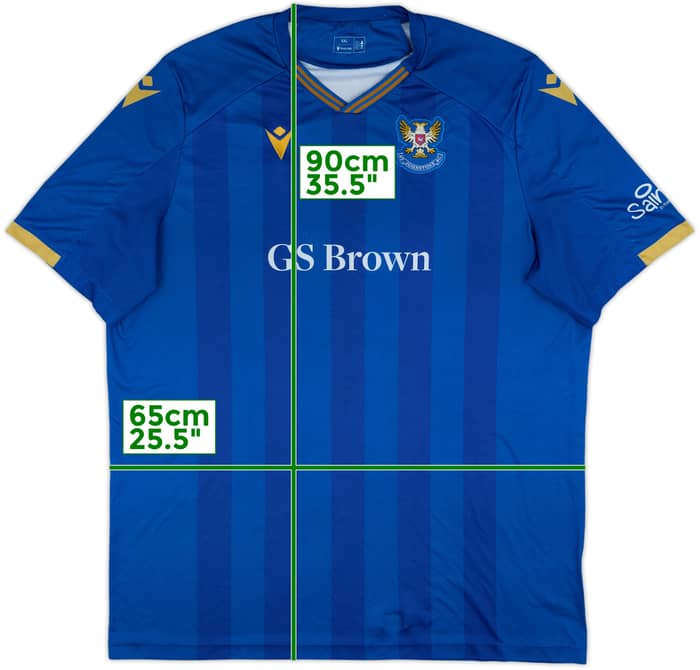 2024-25 St Johnstone Home Shirt - 6/10 - (5XL)