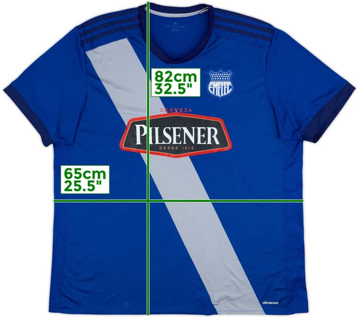 2017 Emelec Home Shirt - 6/10 - (XXL)