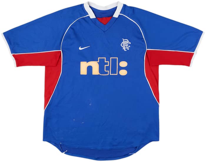 2001-02 Rangers Home Shirt - 5/10 - (M)