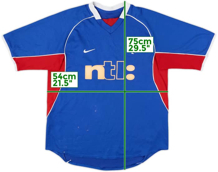 2001-02 Rangers Home Shirt - 5/10 - (M)