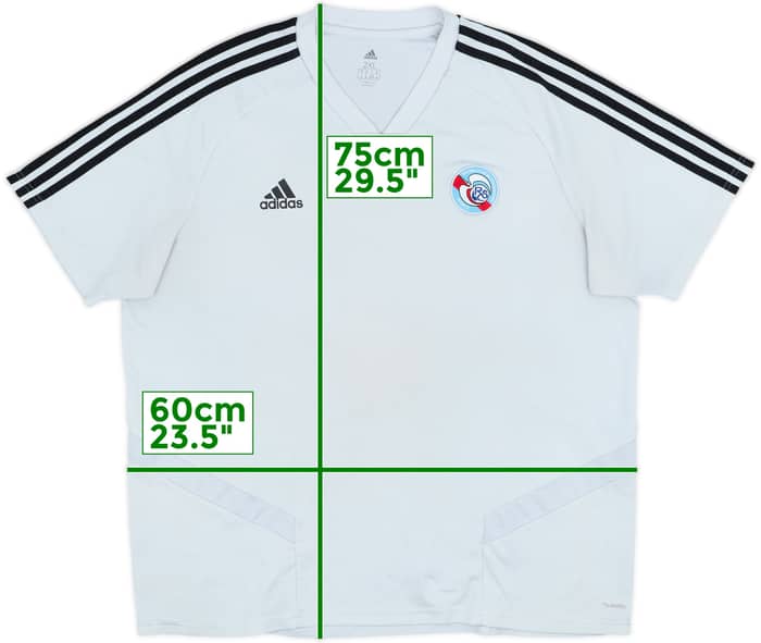 2019-20 Strasbourg adidas Training Shirt - 8/10 - (XXL)