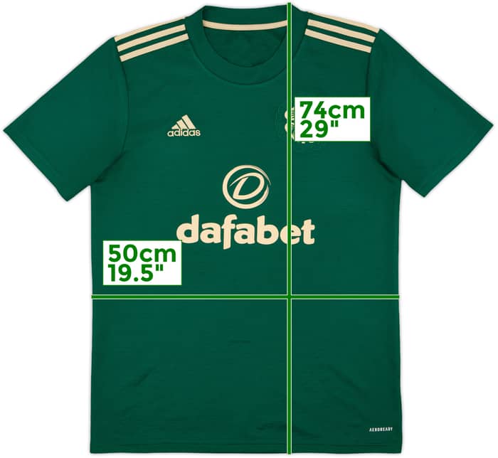 2021-22 Celtic Away Shirt - 8/10 - (M)