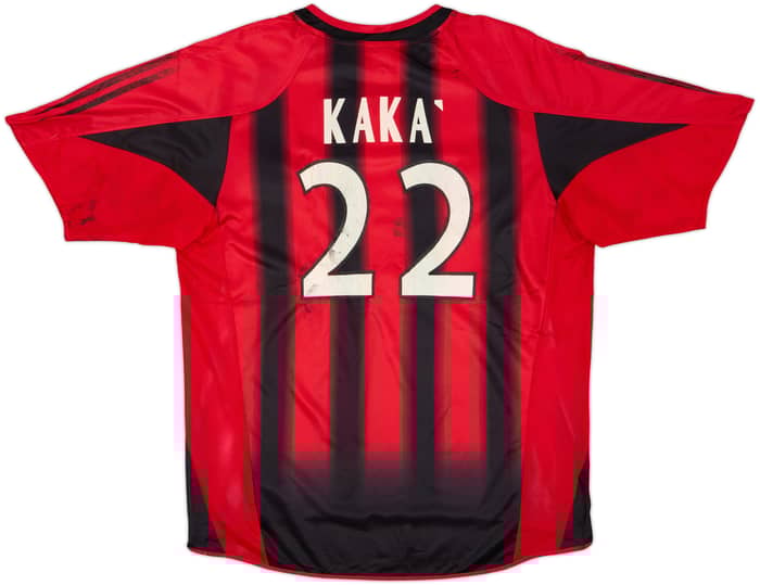 2004-05 AC Milan Home Shirt Kaka #22 - 4/10 - (L)