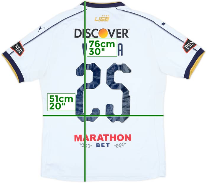 2019 LDU Quito Home Shirt Valencia #25 - 6/10 - (L)