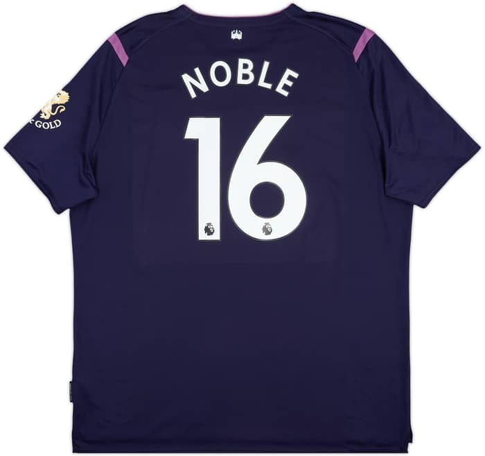 2019-20 West Ham Third Shirt Noble #16 - 7/10 - (3XL)
