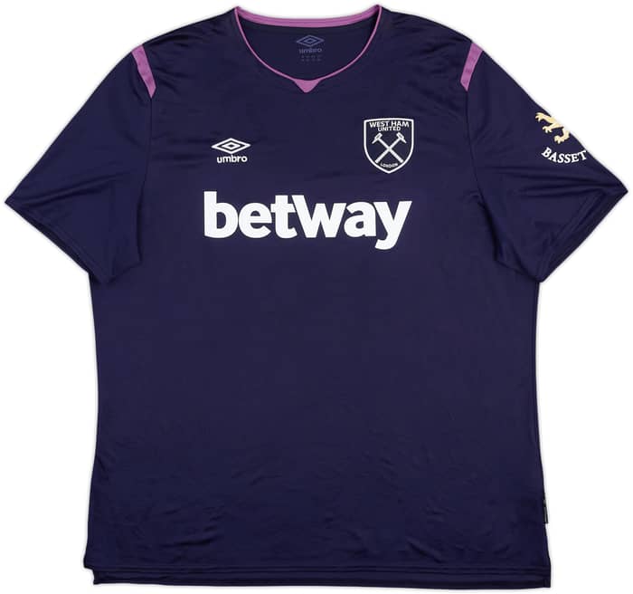 2019-20 West Ham Third Shirt Noble #16 - 7/10 - (3XL)