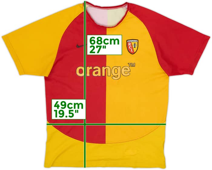 2003-04 Lens Home Shirt - 8/10 - (XL.Boys)