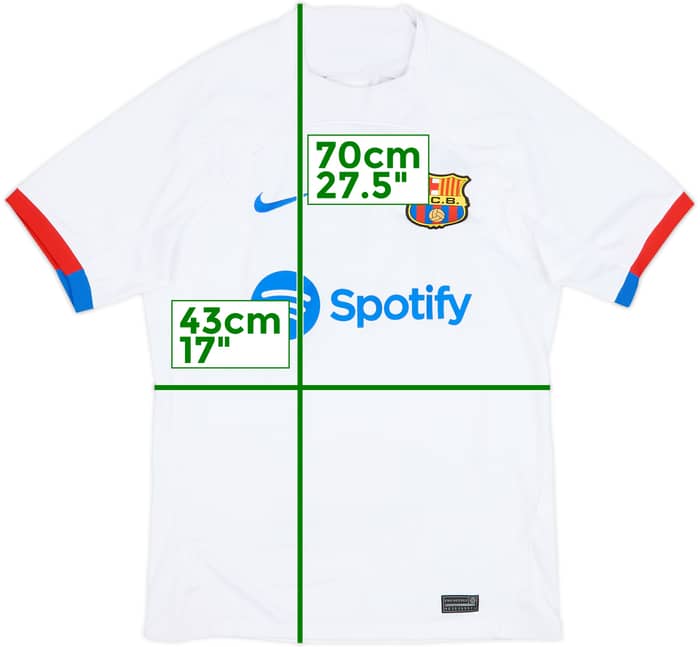 2023-24 Barcelona Away Shirt - 5/10 - (S)
