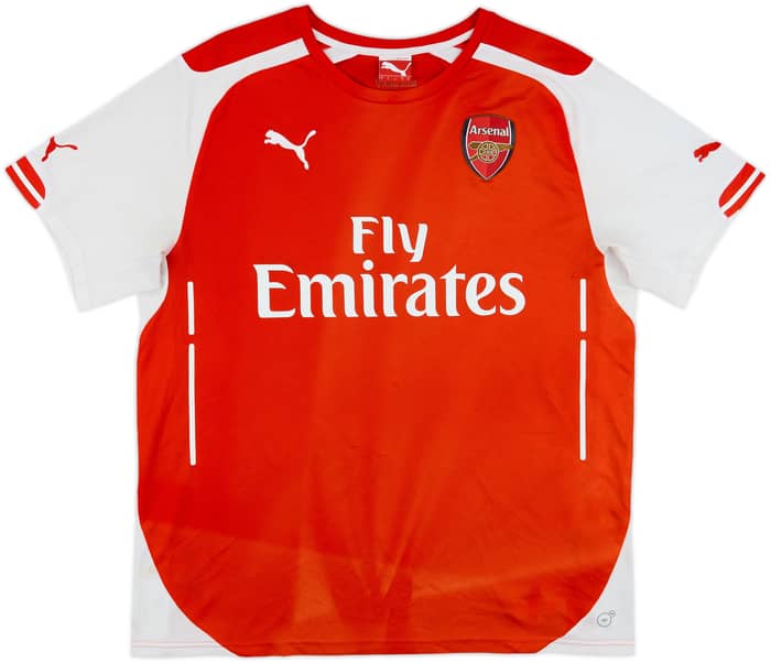2014-15 Arsenal Home Shirt Arteta #8 - 5/10 - (L)