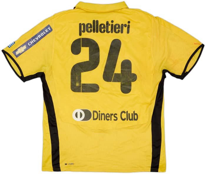 2008-09 AEK Athens Home Shirt Pelletieri #24 - 5/10 - (XL)