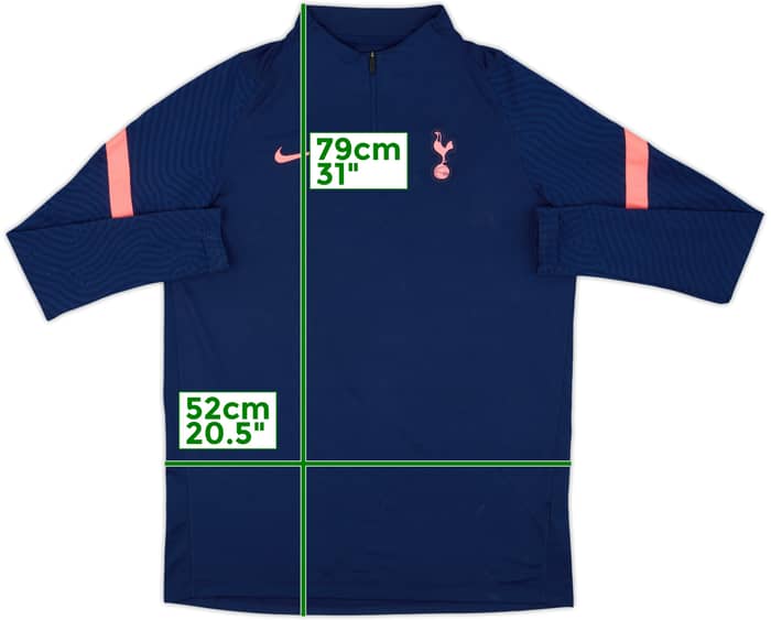 2020-21 Tottenham Nike Sudadera de entrenamiento con cremallera de 1/4 - 6/10 - (L)