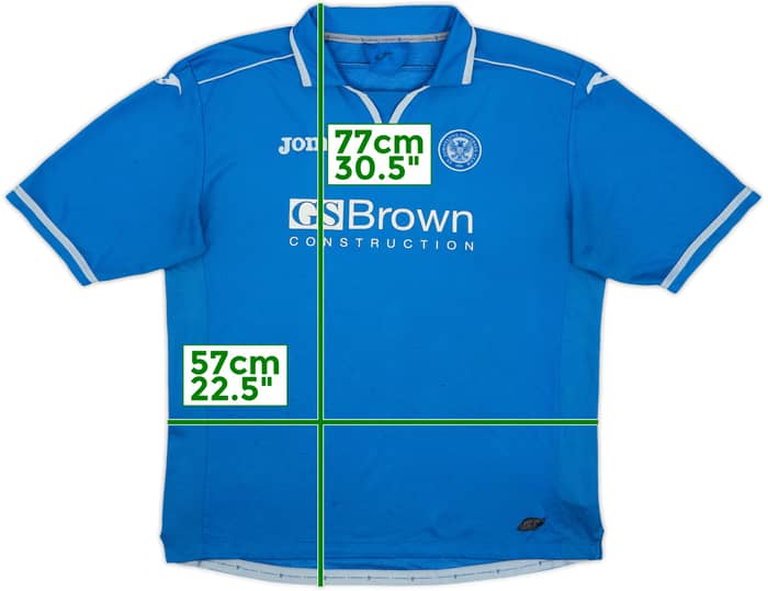 2013-14 St Johnstone Home Shirt - 5/10 - (3XL)