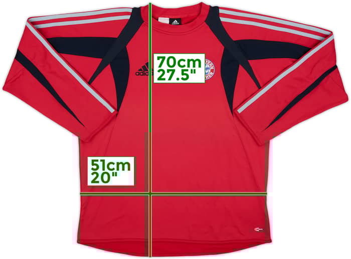 2004-05 Bayern Munich adidas Sweat Top - 6/10 - (XL.Boys)