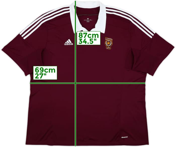 2014-15 Hearts Home Shirt - 6/10 - (3XL)