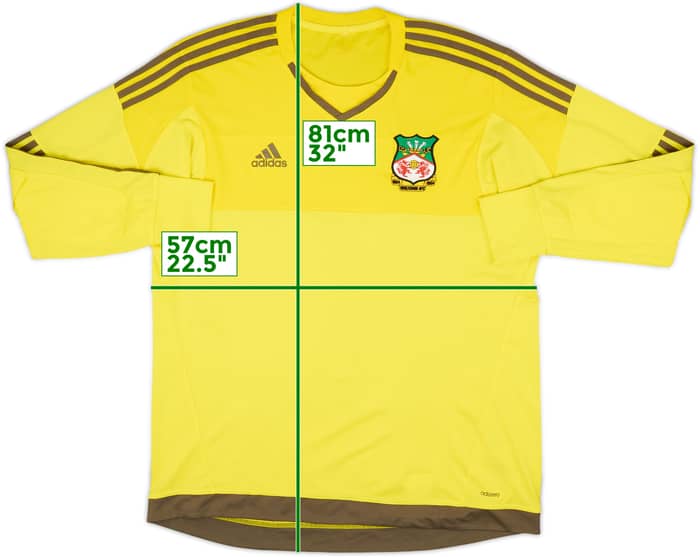2015-16 Wrexham GK Shirt - 7/10 - (XL)