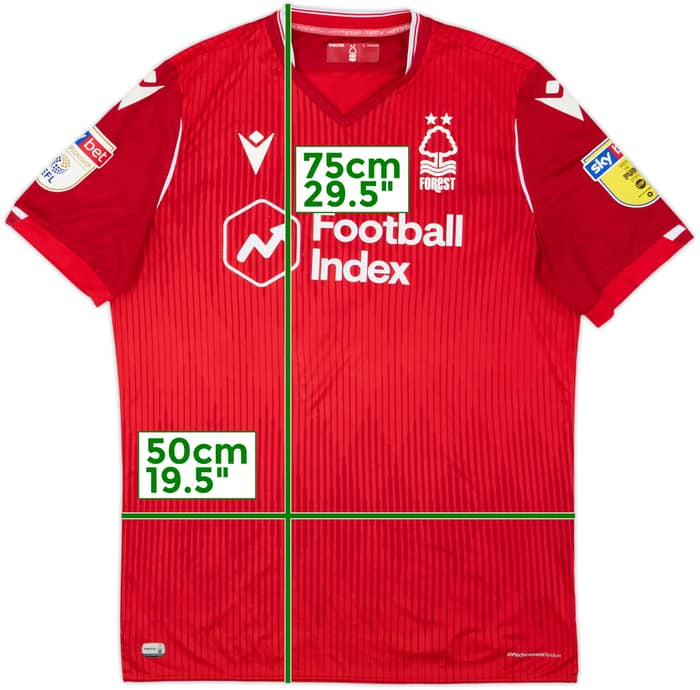 2019-20 Nottingham Forest Home Shirt - 5/10 - (L)