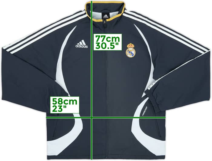 2006-07 Real Madrid adidas Track Jacket - 8/10 - (M/L)