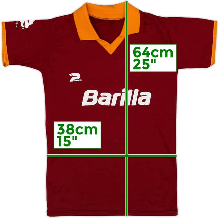 1983-84 Roma Home Shirt #5 - 7/10 - (M.Boys)