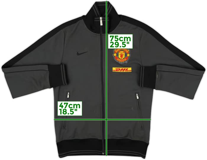 2012-13 Manchester United Nike N98 Track Jacket - 7/10 - (S)