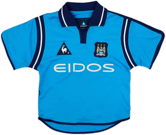 2001-02 Manchester City Home Shirt - 8/10 - (5-6 Years)