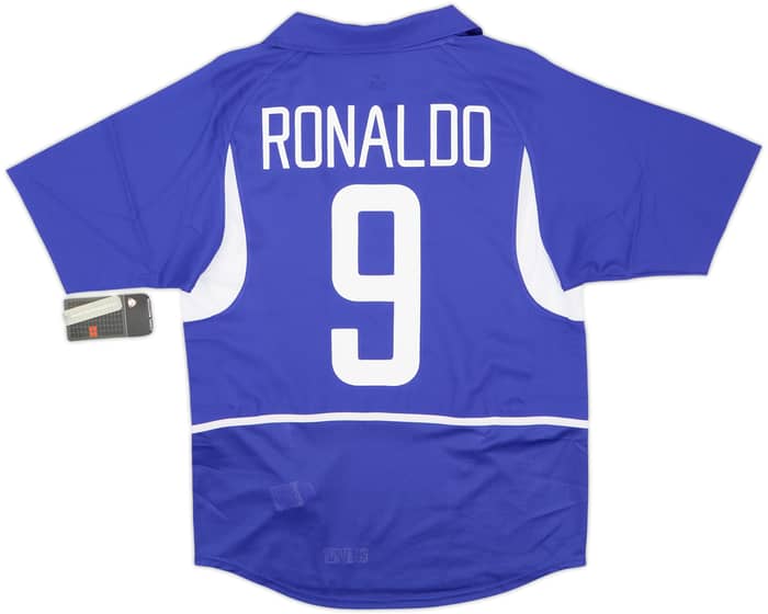 2002-04 Brazil Away Shirt Ronaldo #9 (S)