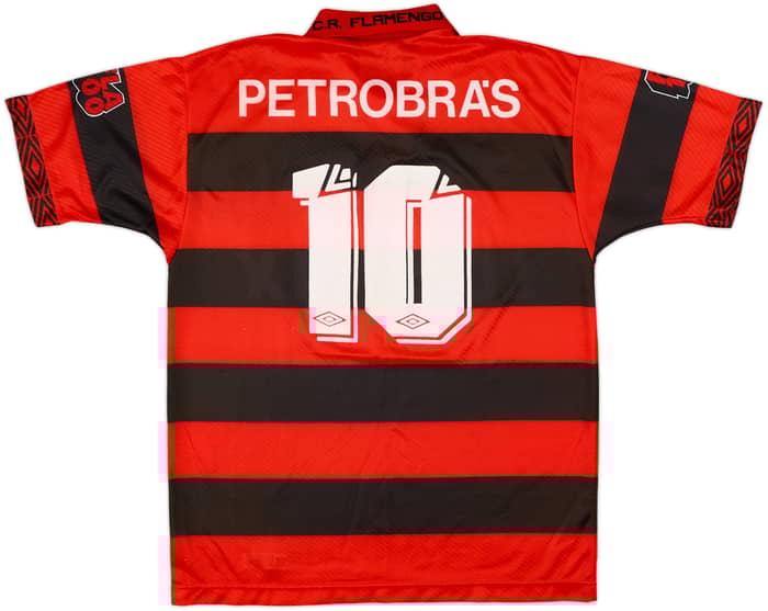 1994-95 Flamengo Centenary Home Shirt #10 - 9/10 - (M)