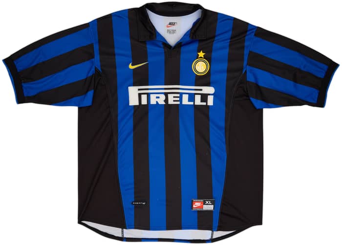 1998-99 Inter Milan Home Shirt Ronaldo #9 - 8/10 - (XL)